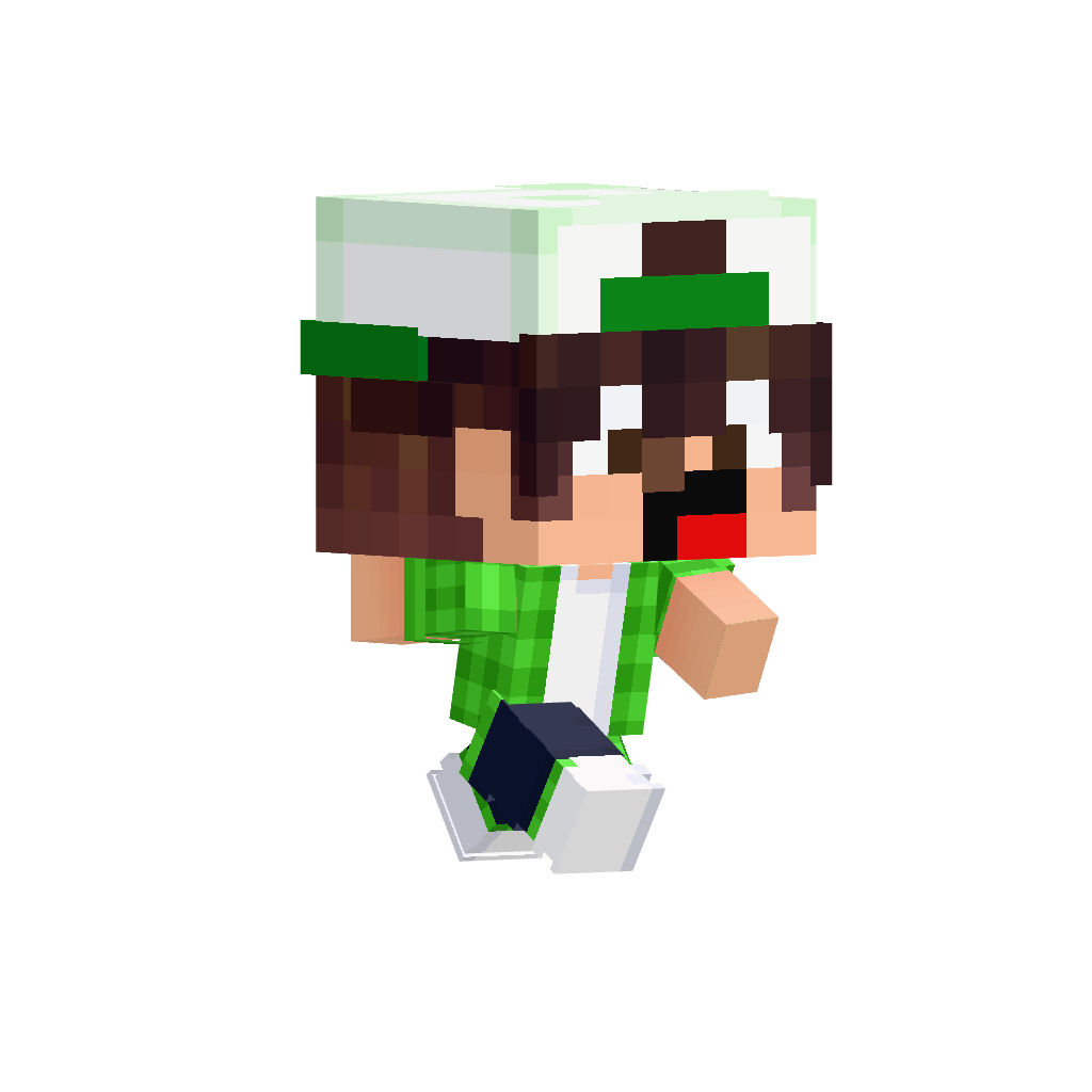 Jogador do CandleMC explorando
